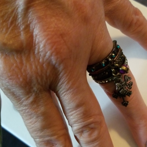 Steampunk Ring Stack - Picture 2 of 6